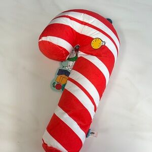 Barkbox Red and White Striped Candy Cane Dog Toy
